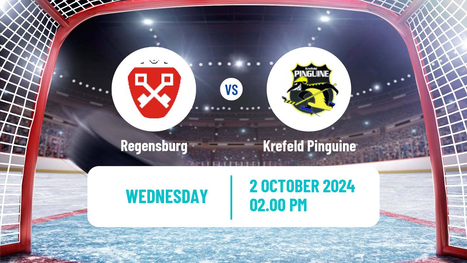 Hockey German DEL2 Regensburg - Krefeld Pinguine