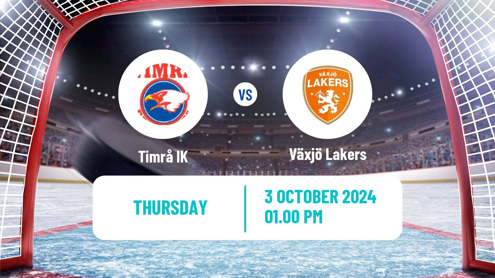 Hockey SHL Timrå - Växjö Lakers