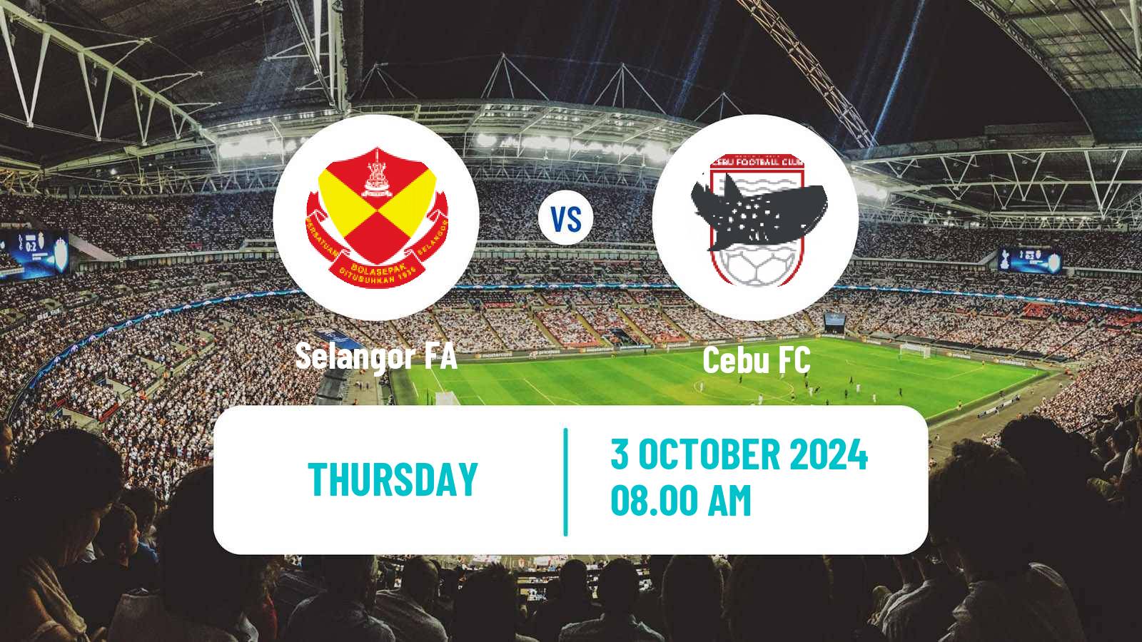 Soccer AFC Champions League 2 Selangor FA - Cebu FC