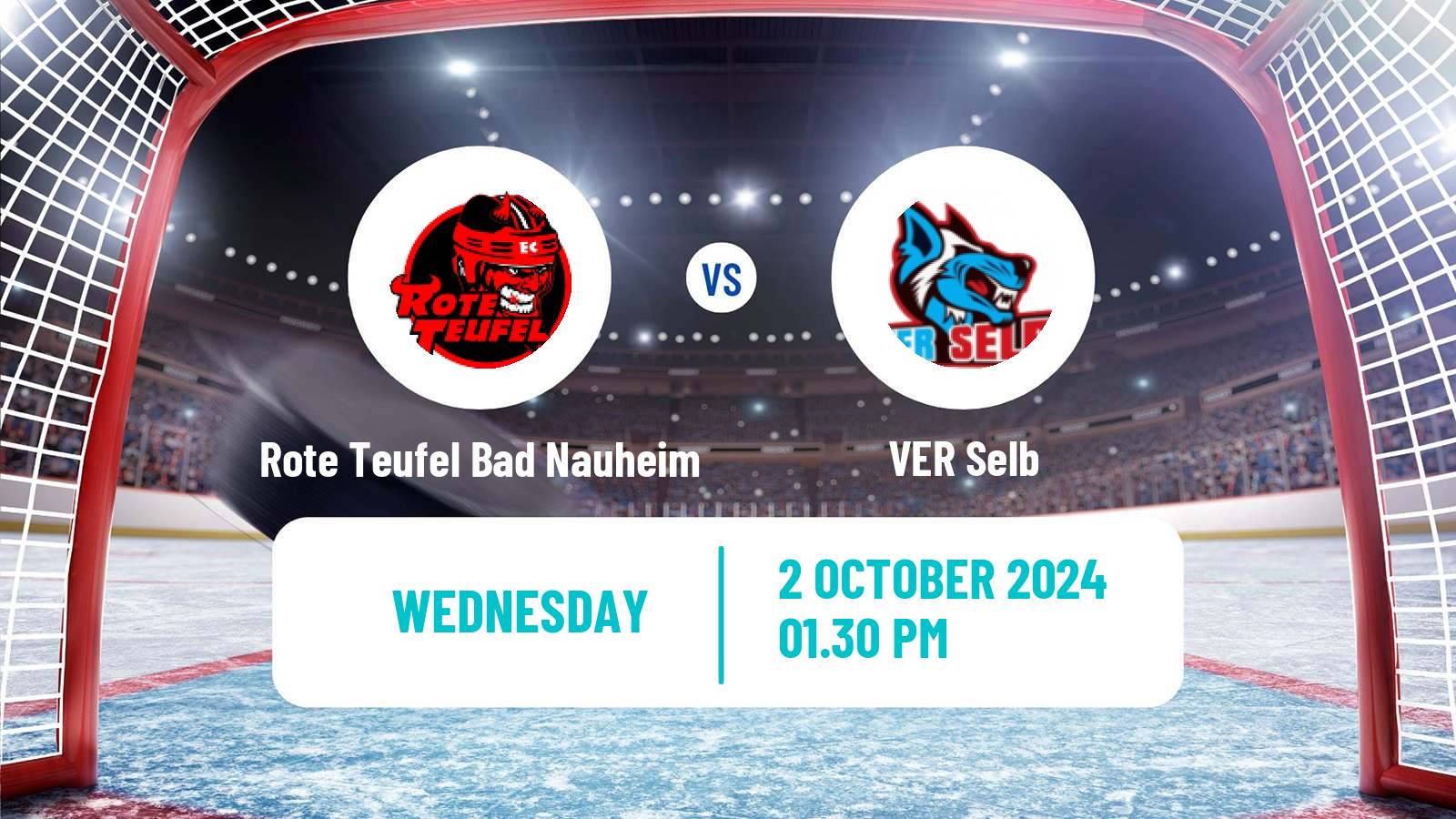 Hockey German DEL2 Rote Teufel Bad Nauheim - VER Selb