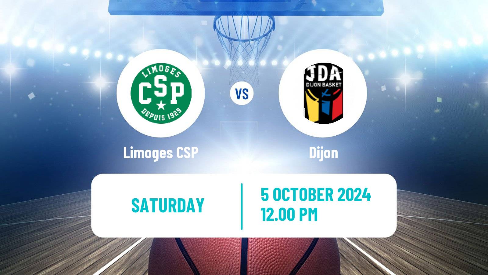 Basketball French LNB Limoges - Dijon