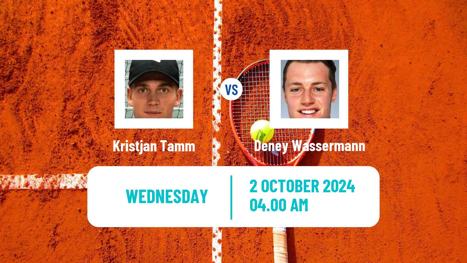 Tennis ITF M15 Grodzisk Mazowiecki 2 Men Kristjan Tamm - Deney Wassermann