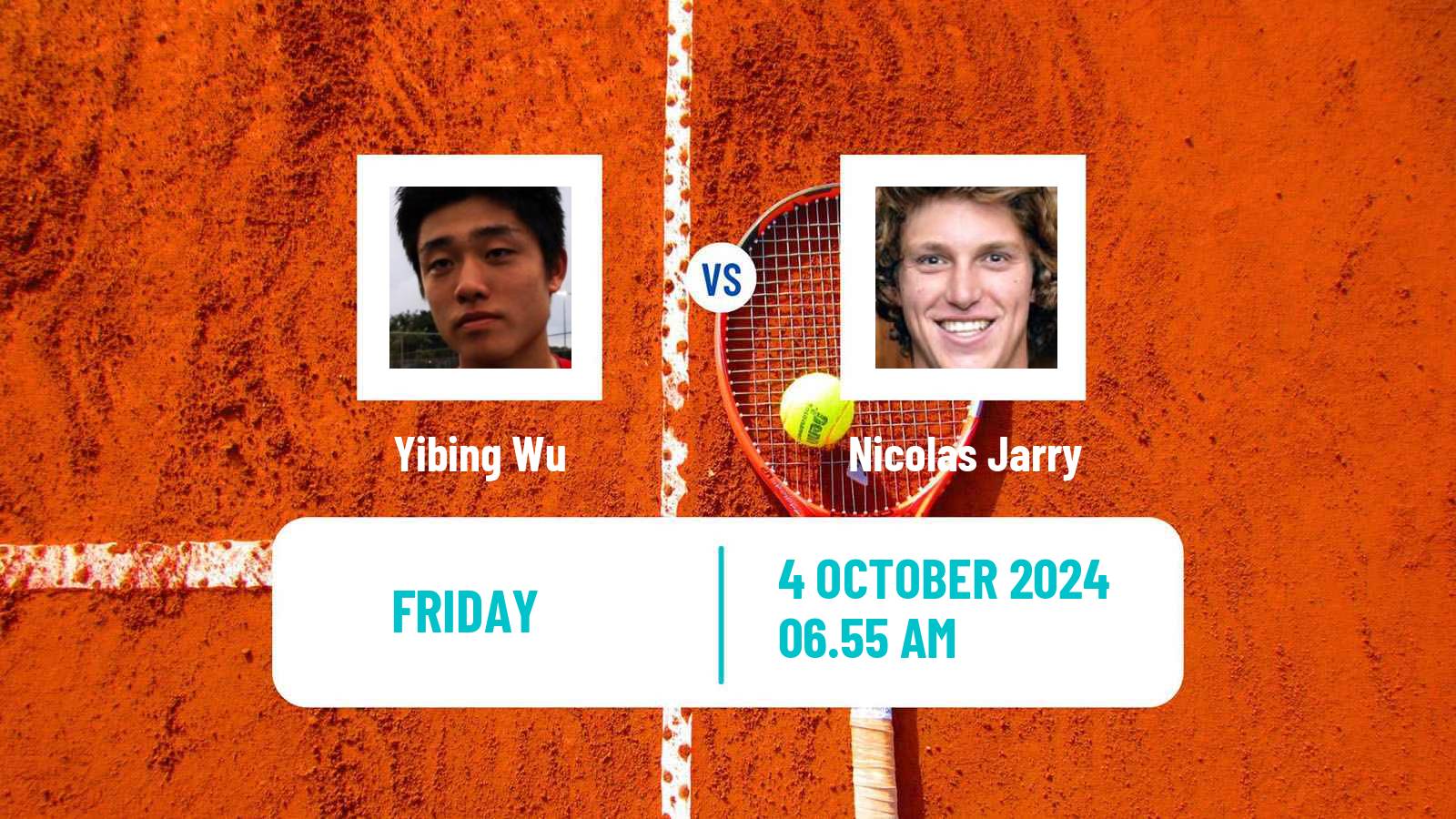 Tennis ATP Shanghai Yibing Wu - Nicolas Jarry