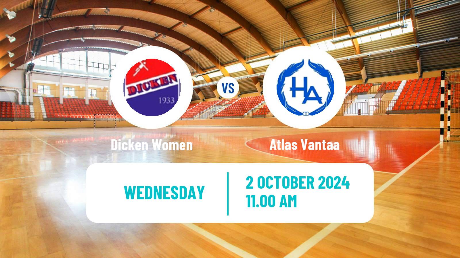 Handball Finnish SM-sarja Handball Women Dicken - Atlas Vantaa