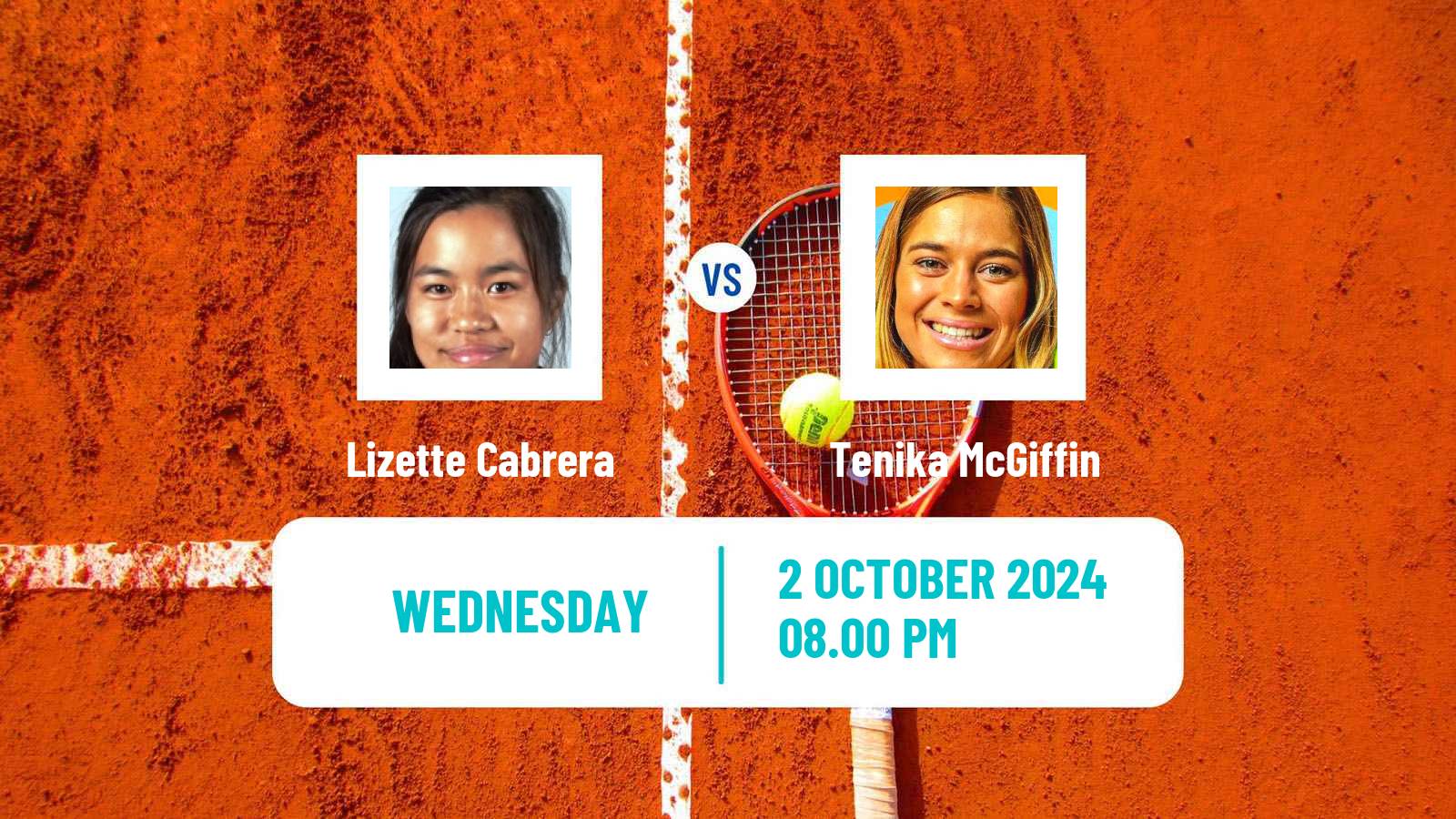 Tennis ITF W35 Cairns Women Lizette Cabrera - Tenika McGiffin