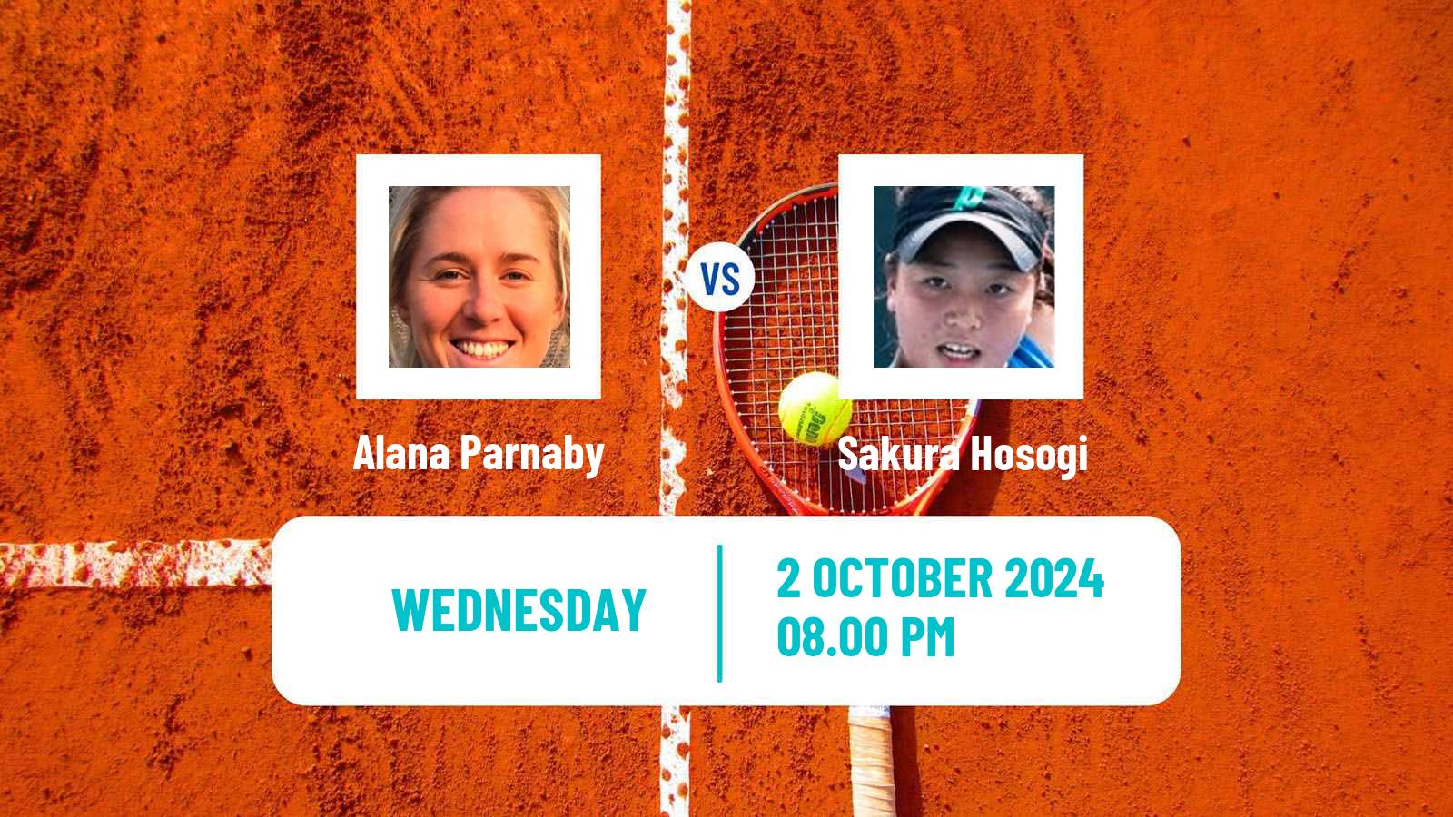 Tennis ITF W35 Cairns Women Alana Parnaby - Sakura Hosogi