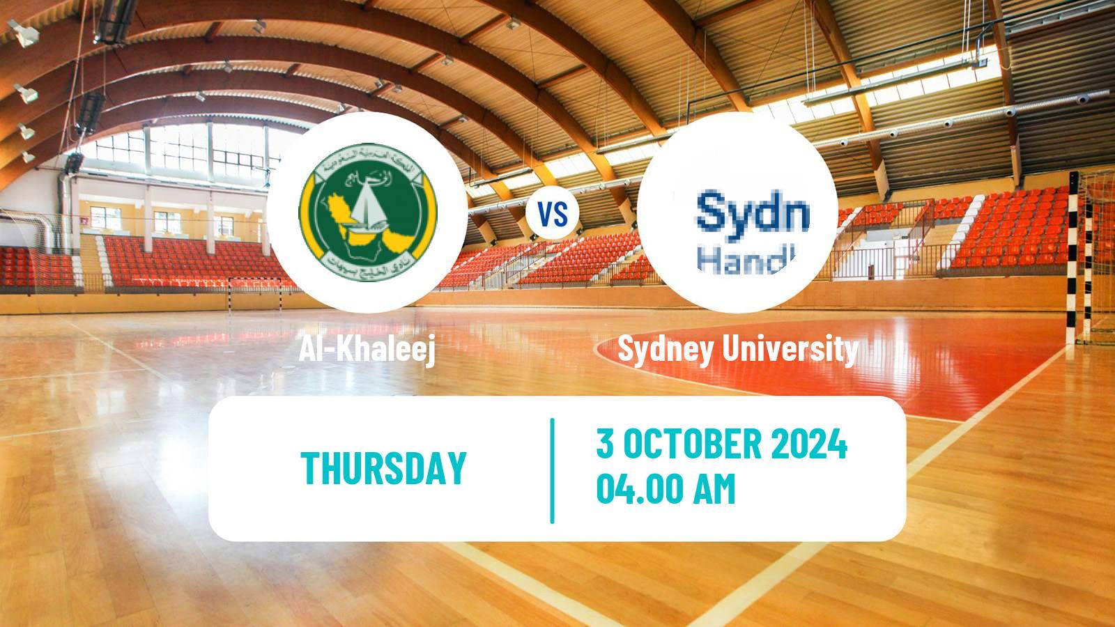 Handball Super Globe Al-Khaleej - Sydney University