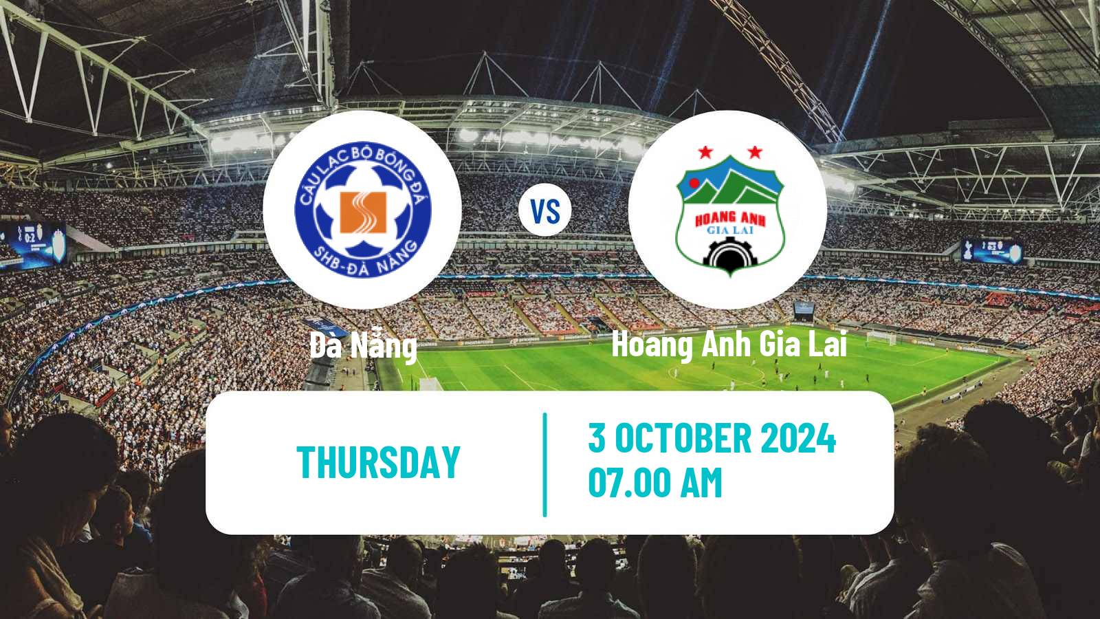 Soccer Vietnamese V League 1 Đà Nẵng - Hoang Anh Gia Lai