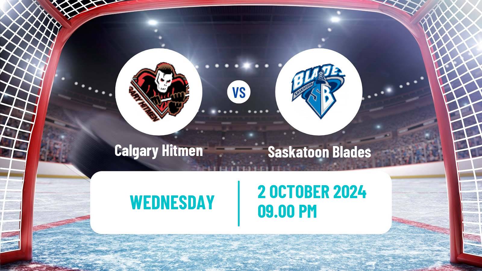 Hockey WHL Calgary Hitmen - Saskatoon Blades