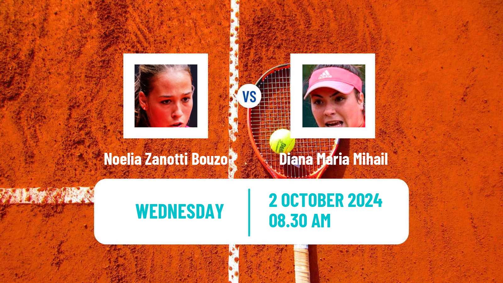 Tennis ITF W15 Monastir 38 Women Noelia Zanotti Bouzo - Diana Maria Mihail