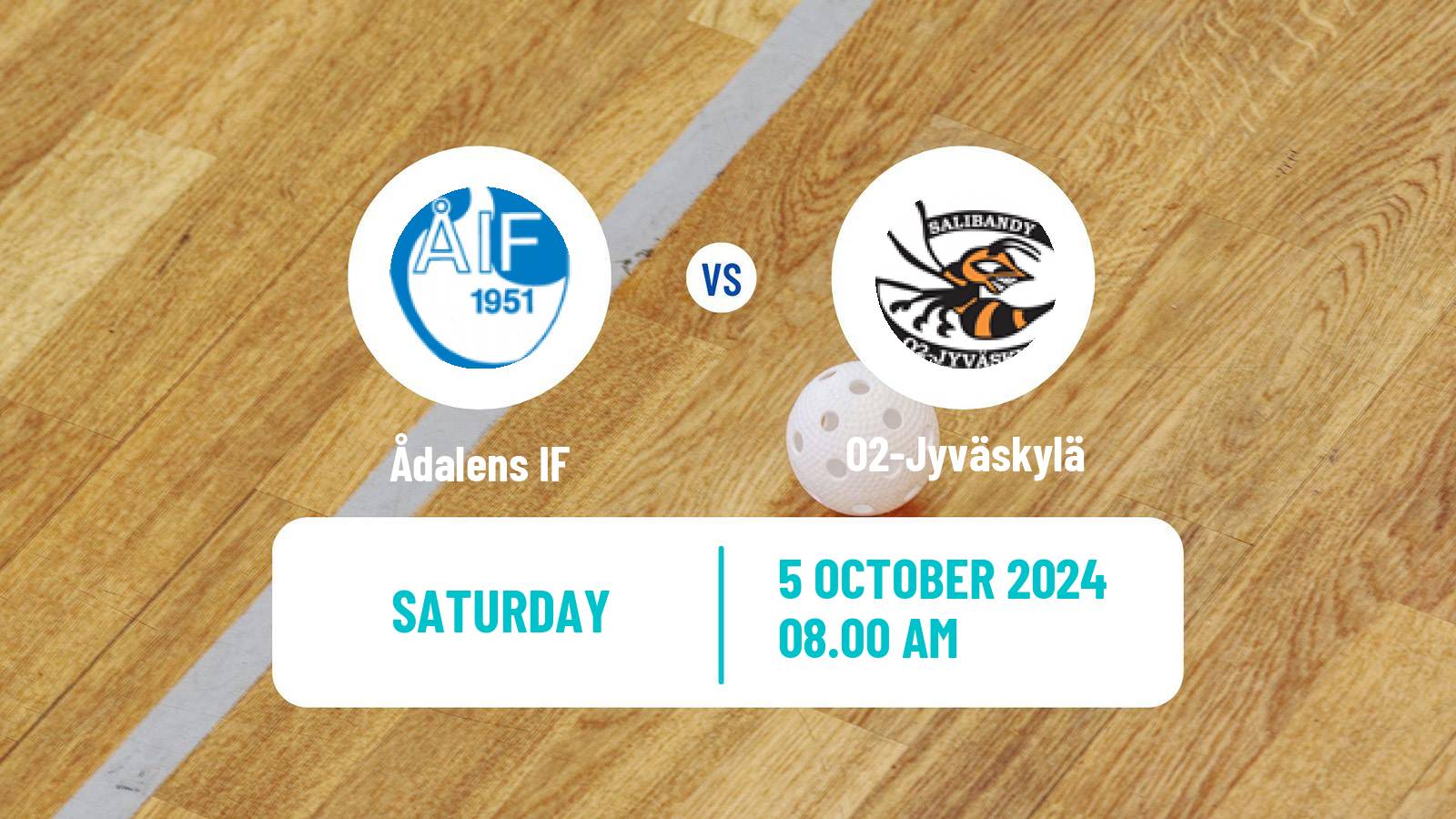 Floorball Finnish F-Liiga Women Ådalens IF - O2-Jyväskylä