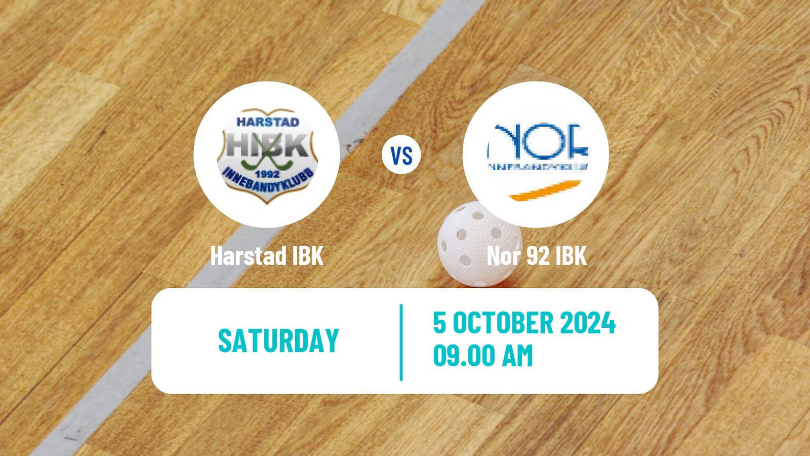 Floorball Norwegian Eliteserien Floorball Harstad - Nor 92 IBK