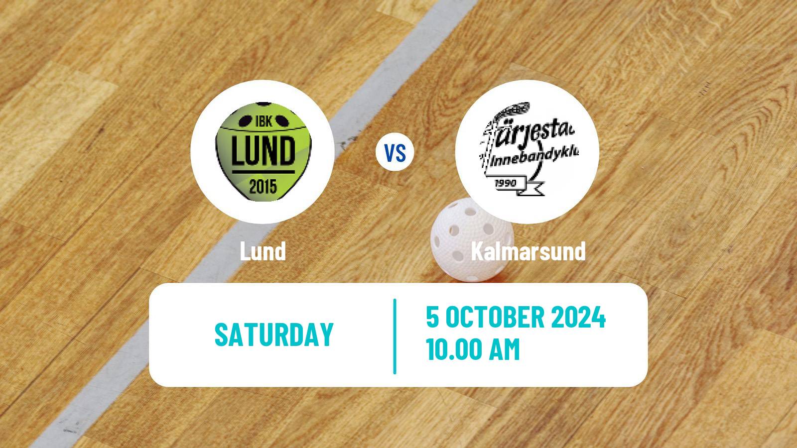 Floorball Swedish Superligan Floorball Women Lund - Kalmarsund