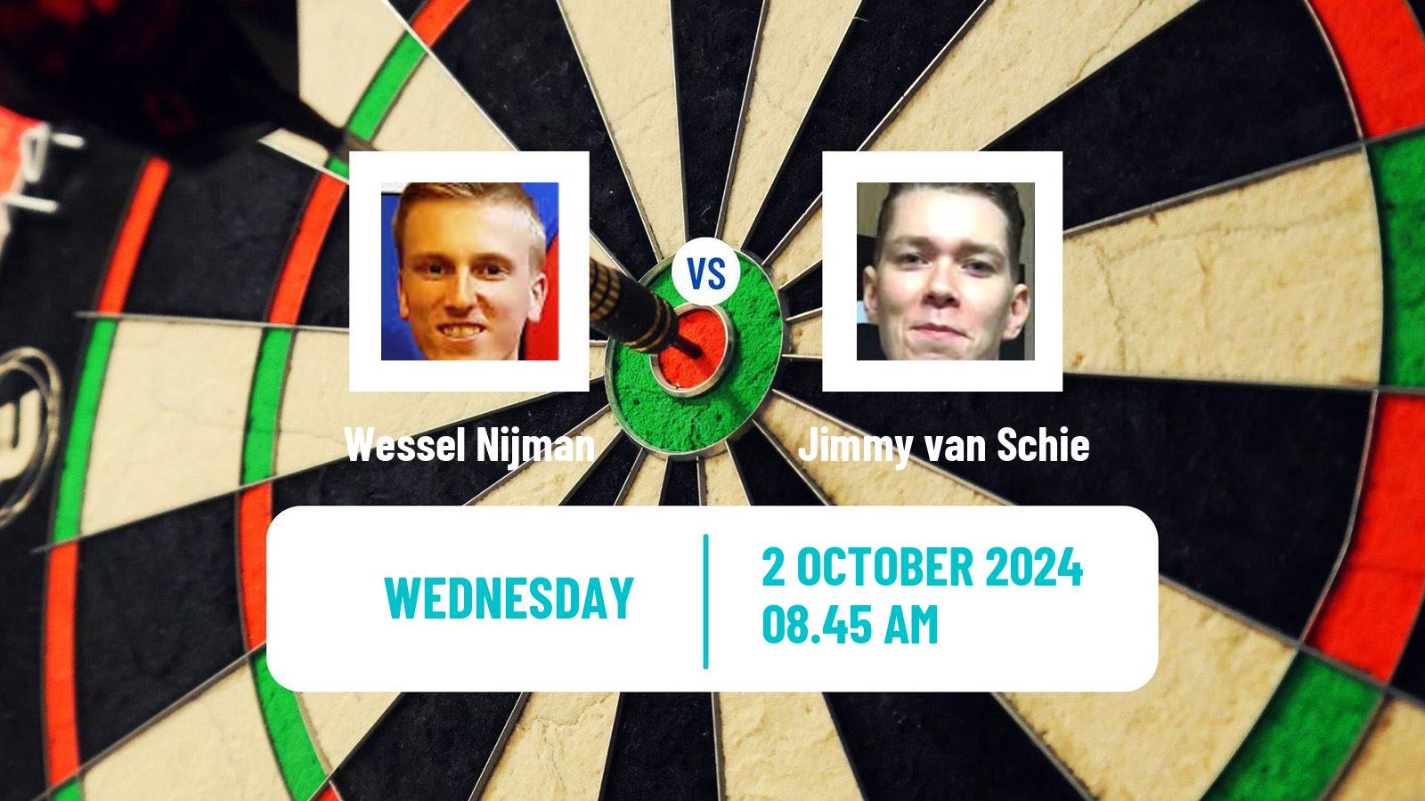 Darts Players Championship 25 Wessel Nijman - Jimmy van Schie