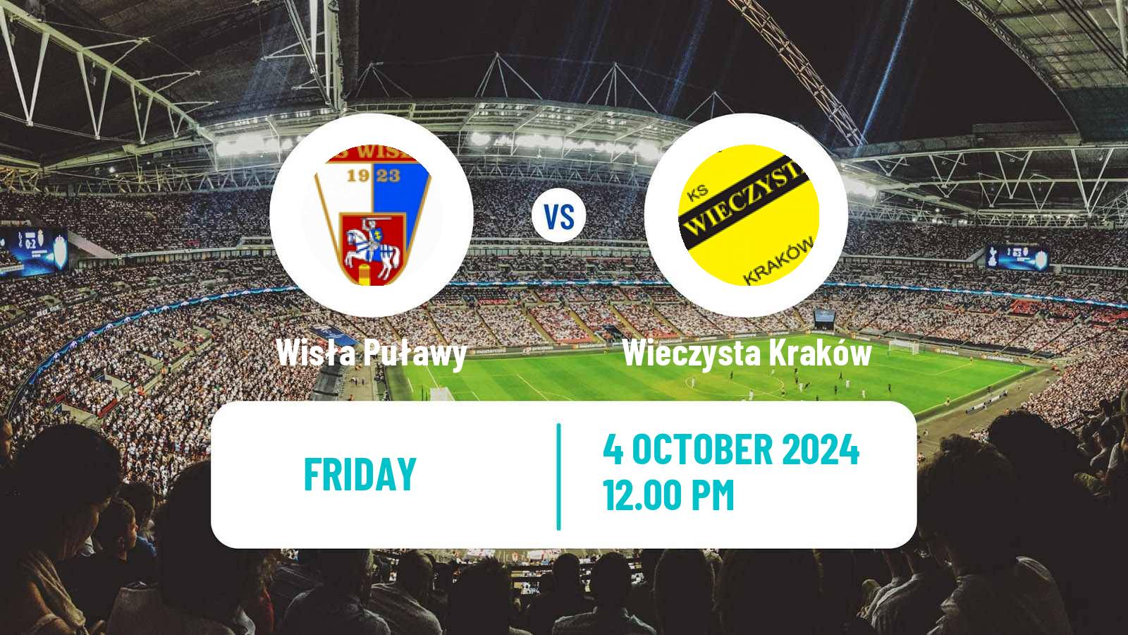 Soccer Polish Division 2 Wisła Puławy - Wieczysta Kraków