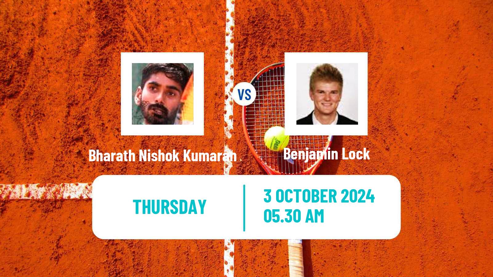 Tennis ITF M25 Kigali 2 Men Bharath Nishok Kumaran - Benjamin Lock