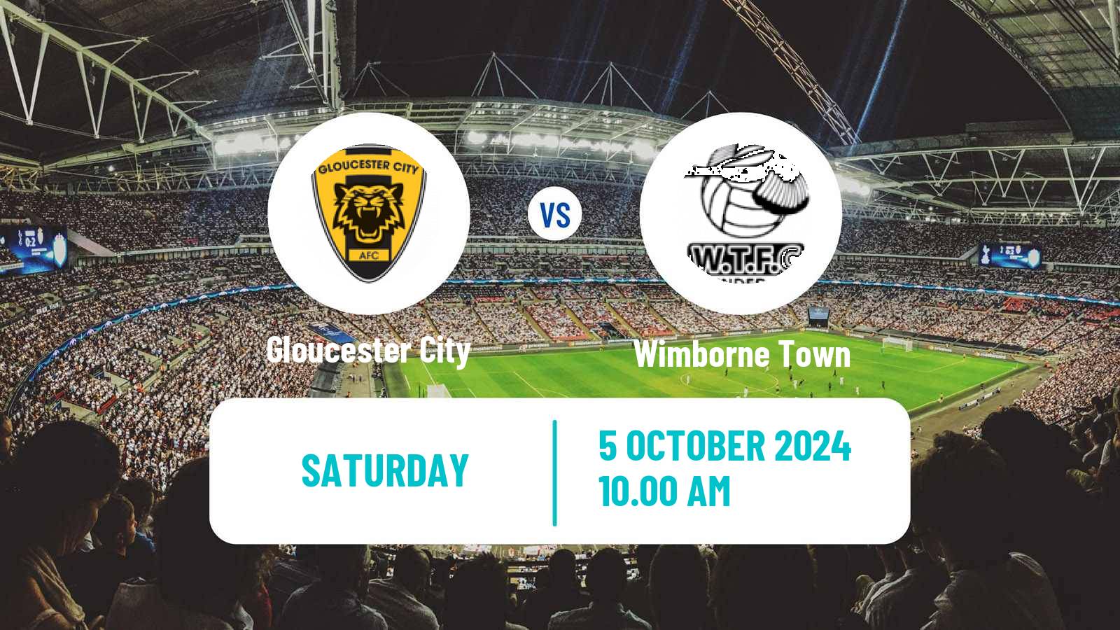 Soccer English FA Trophy Gloucester City - Wimborne Town