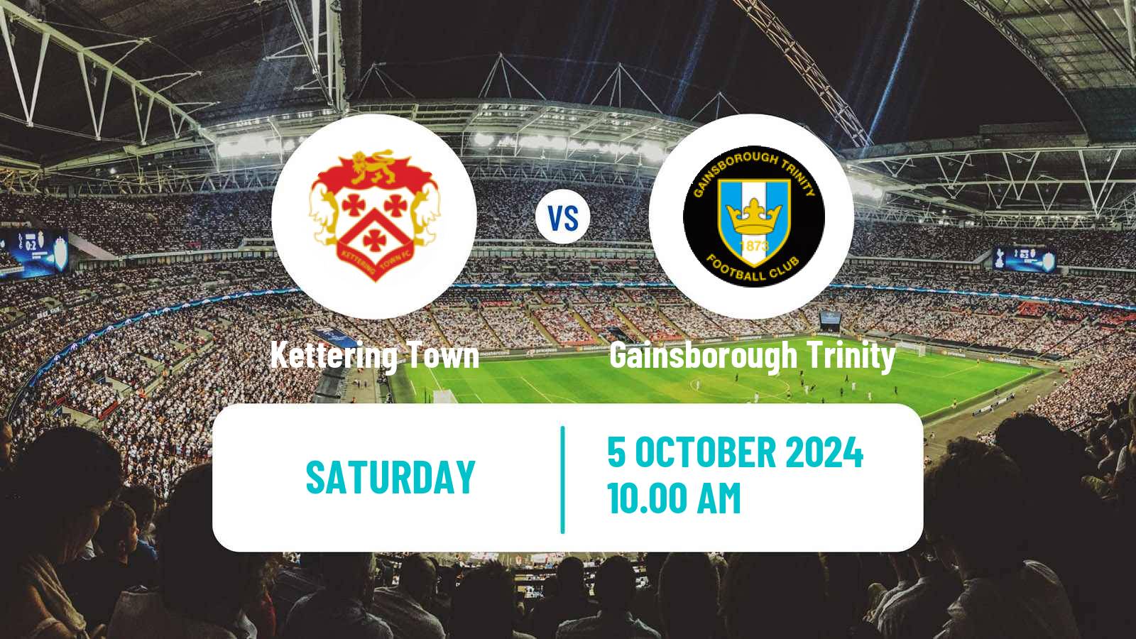 Soccer English FA Trophy Kettering Town - Gainsborough Trinity