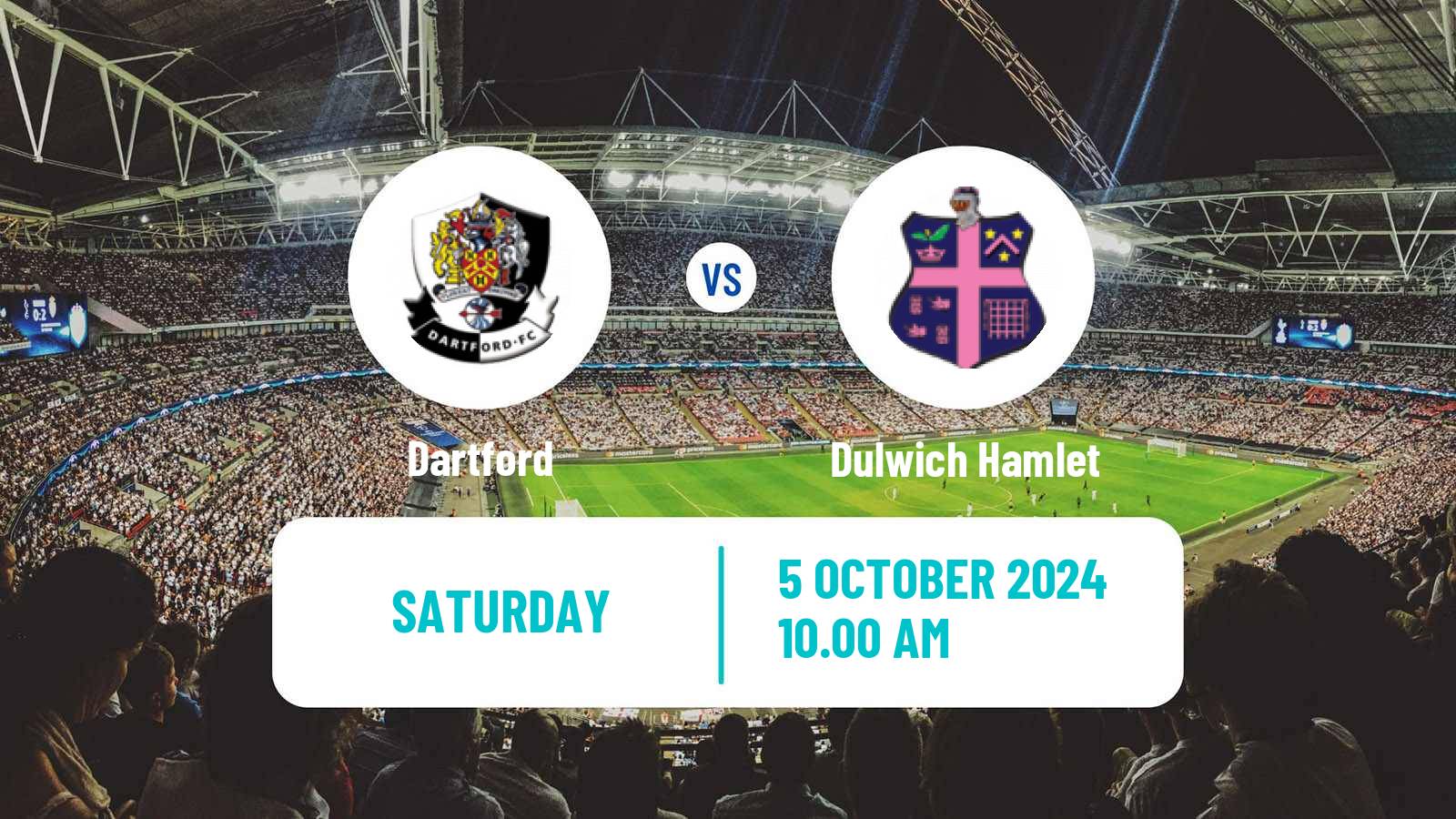 Soccer English FA Trophy Dartford - Dulwich Hamlet