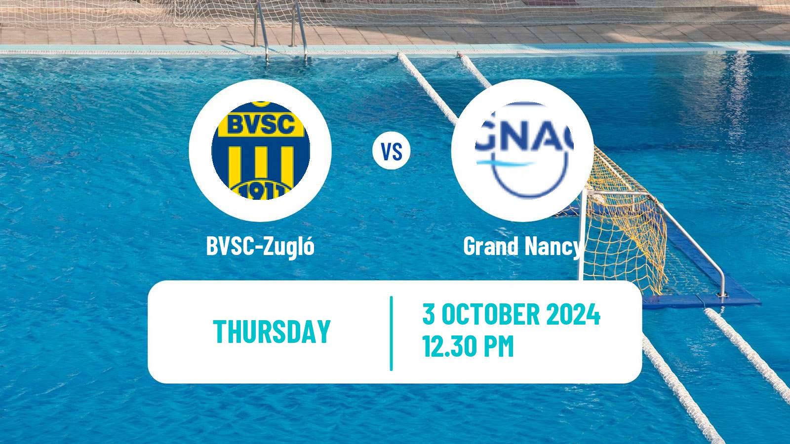 Water polo Champions League Water Polo Women BVSC-Zugló - Grand Nancy