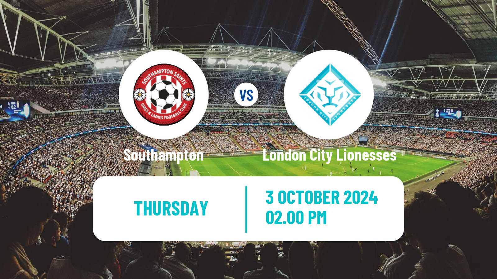 Soccer English League Cup Women Southampton - London City Lionesses