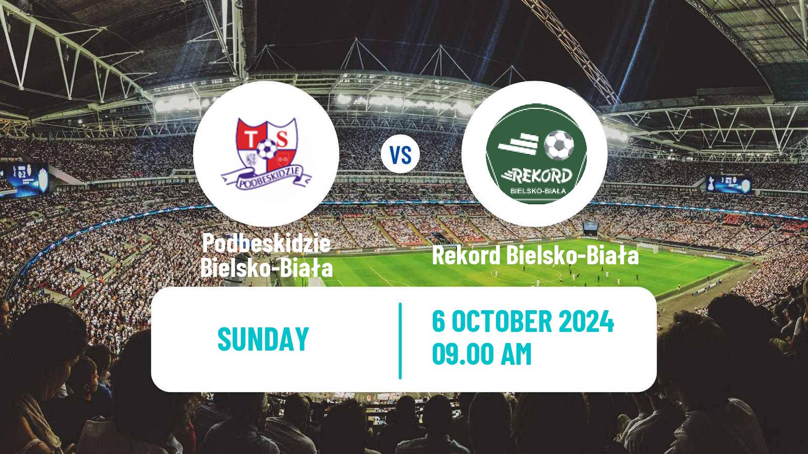 Soccer Polish Division 2 Podbeskidzie Bielsko-Biała - Rekord Bielsko-Biała