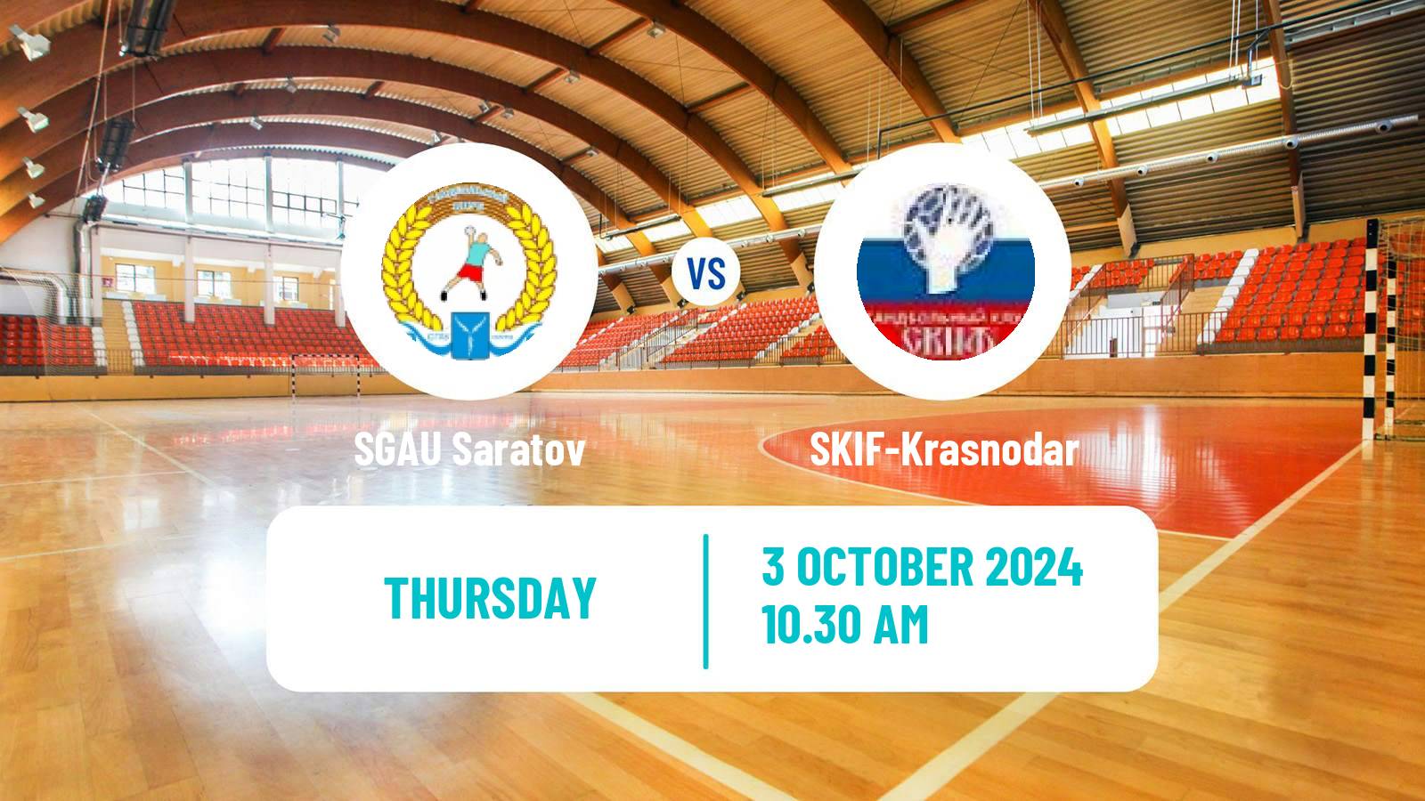 Handball Russian Superleague Handball SGAU Saratov - SKIF-Krasnodar