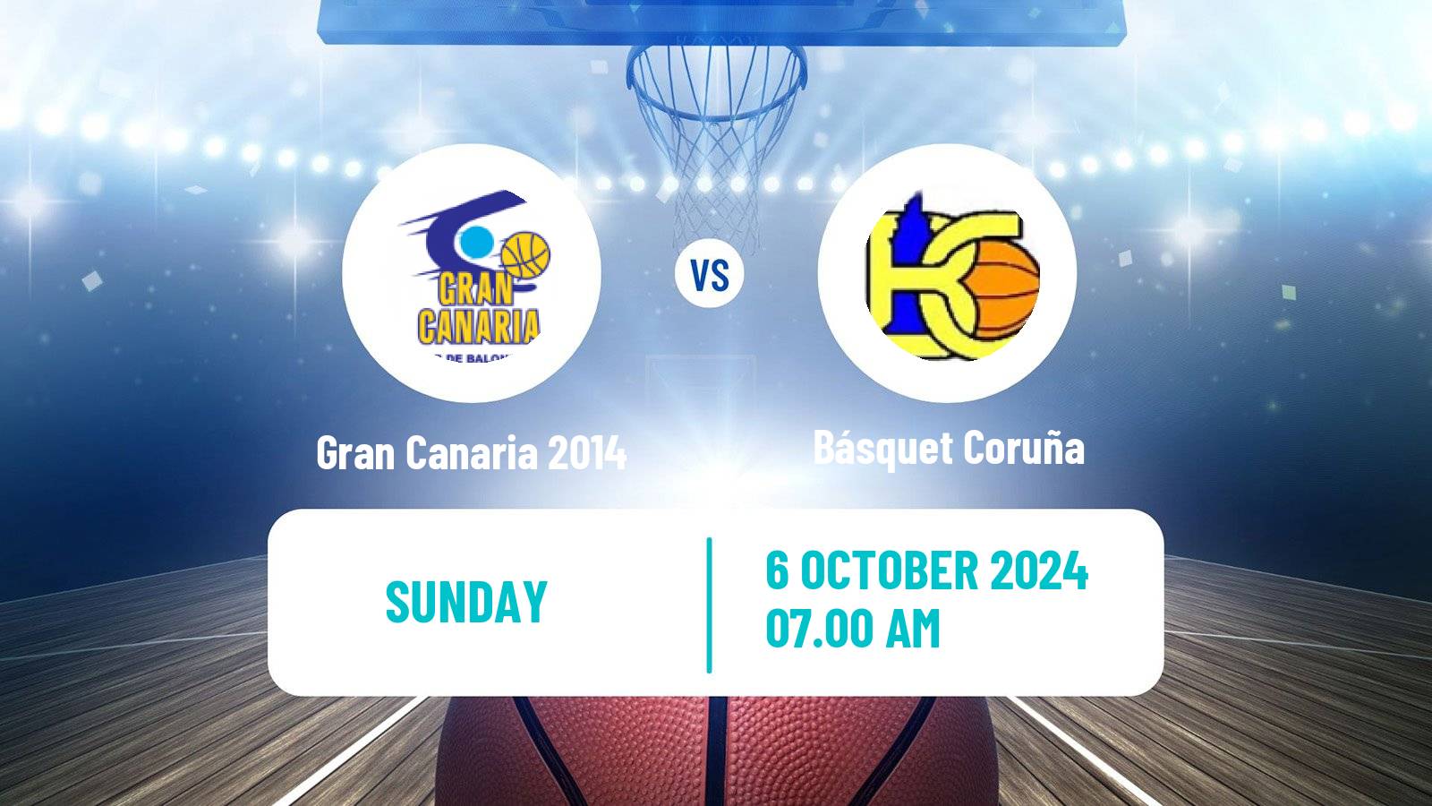 Basketball Spanish ACB League Gran Canaria 2014 - Básquet Coruña