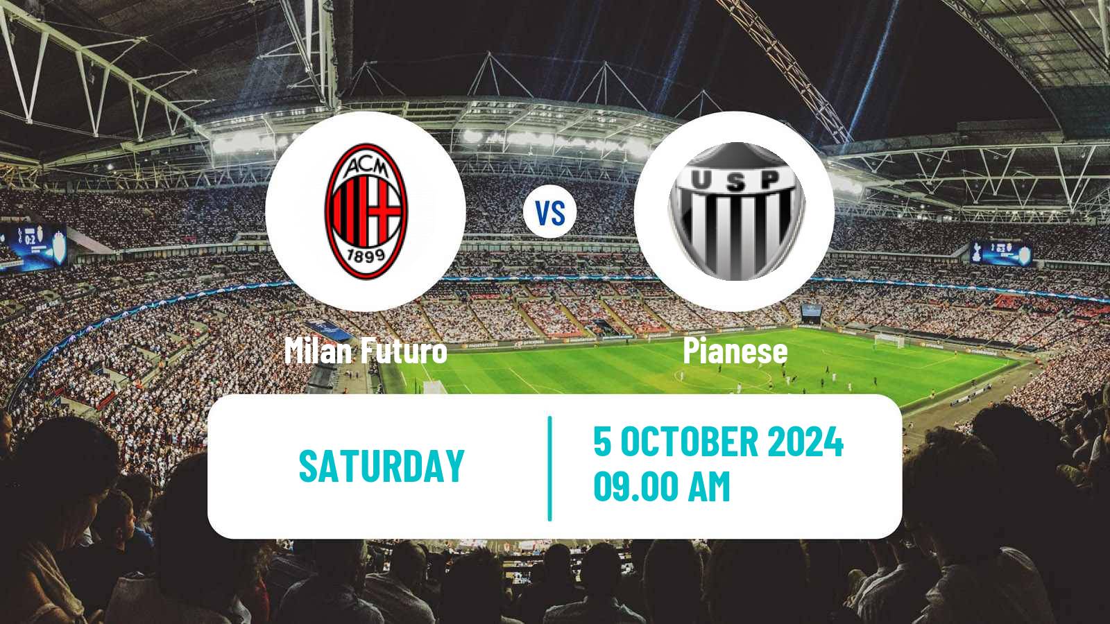 Soccer Italian Serie C Group B Milan Futuro - Pianese