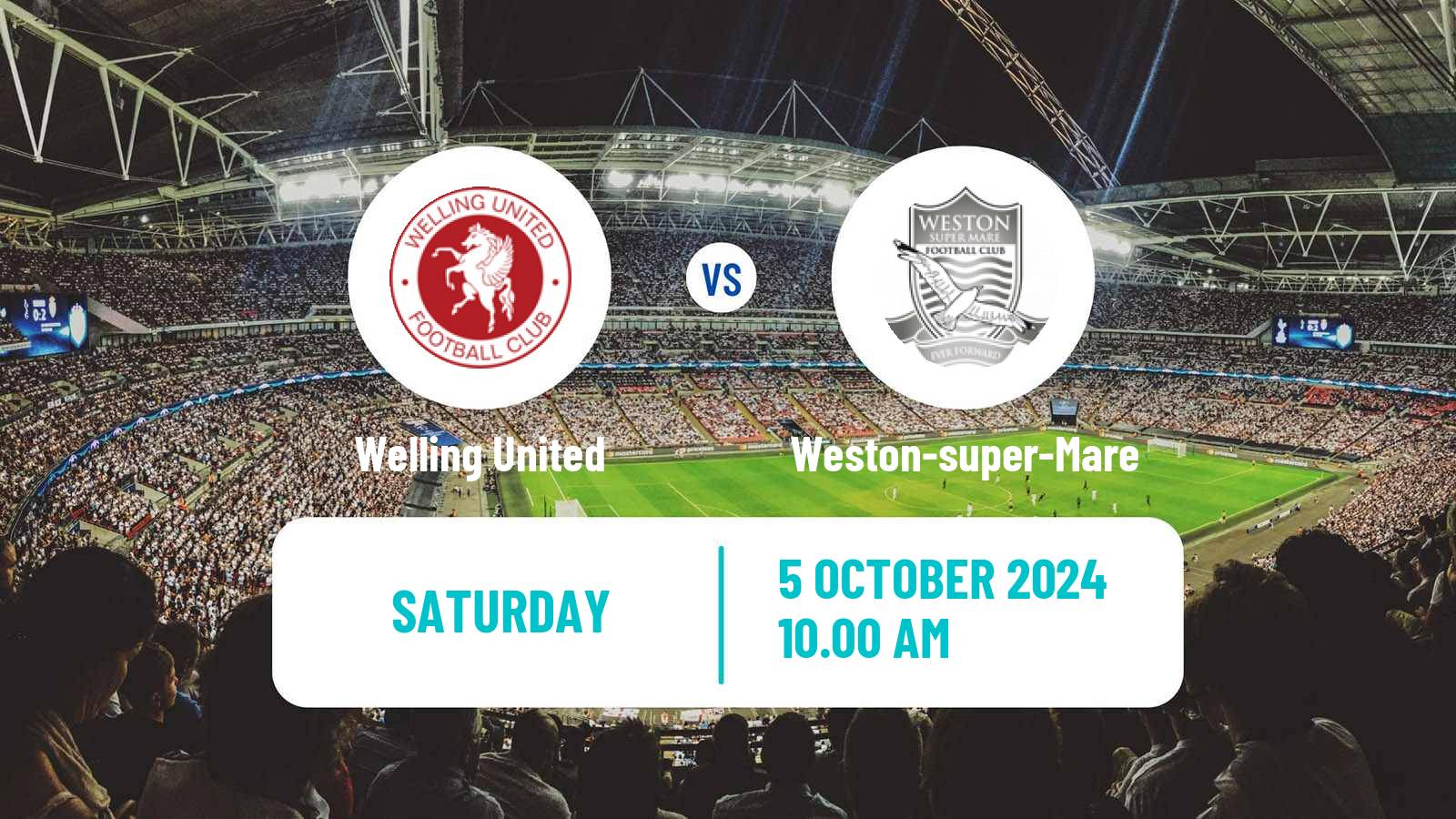 Soccer English National League South Welling United - Weston-super-Mare