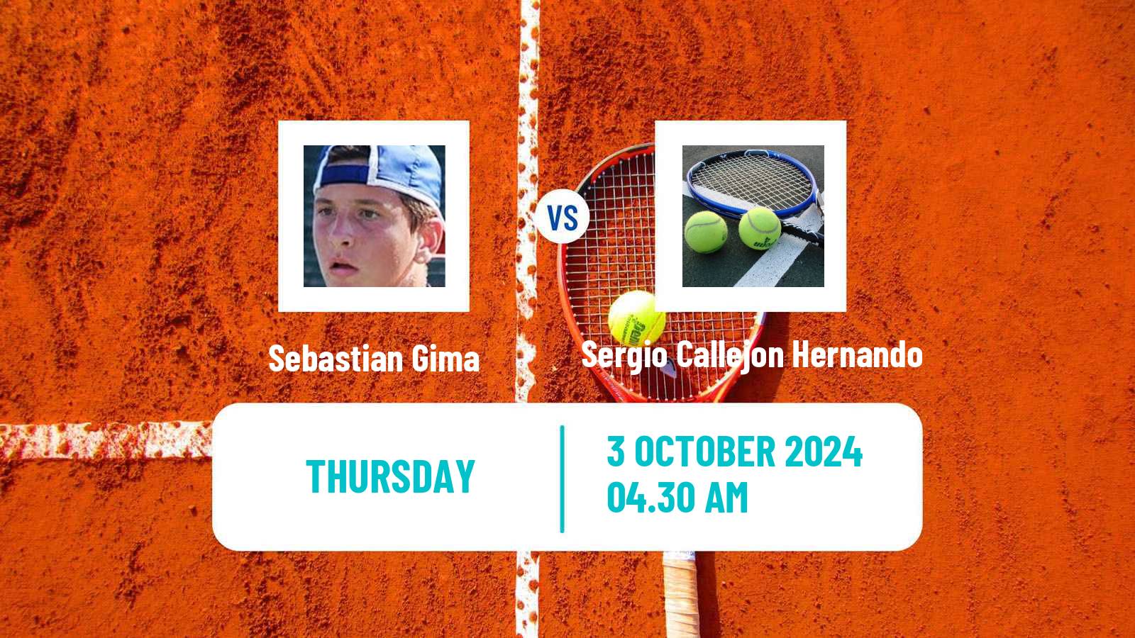 Tennis ITF M15 Monastir 40 Men Sebastian Gima - Sergio Callejon Hernando