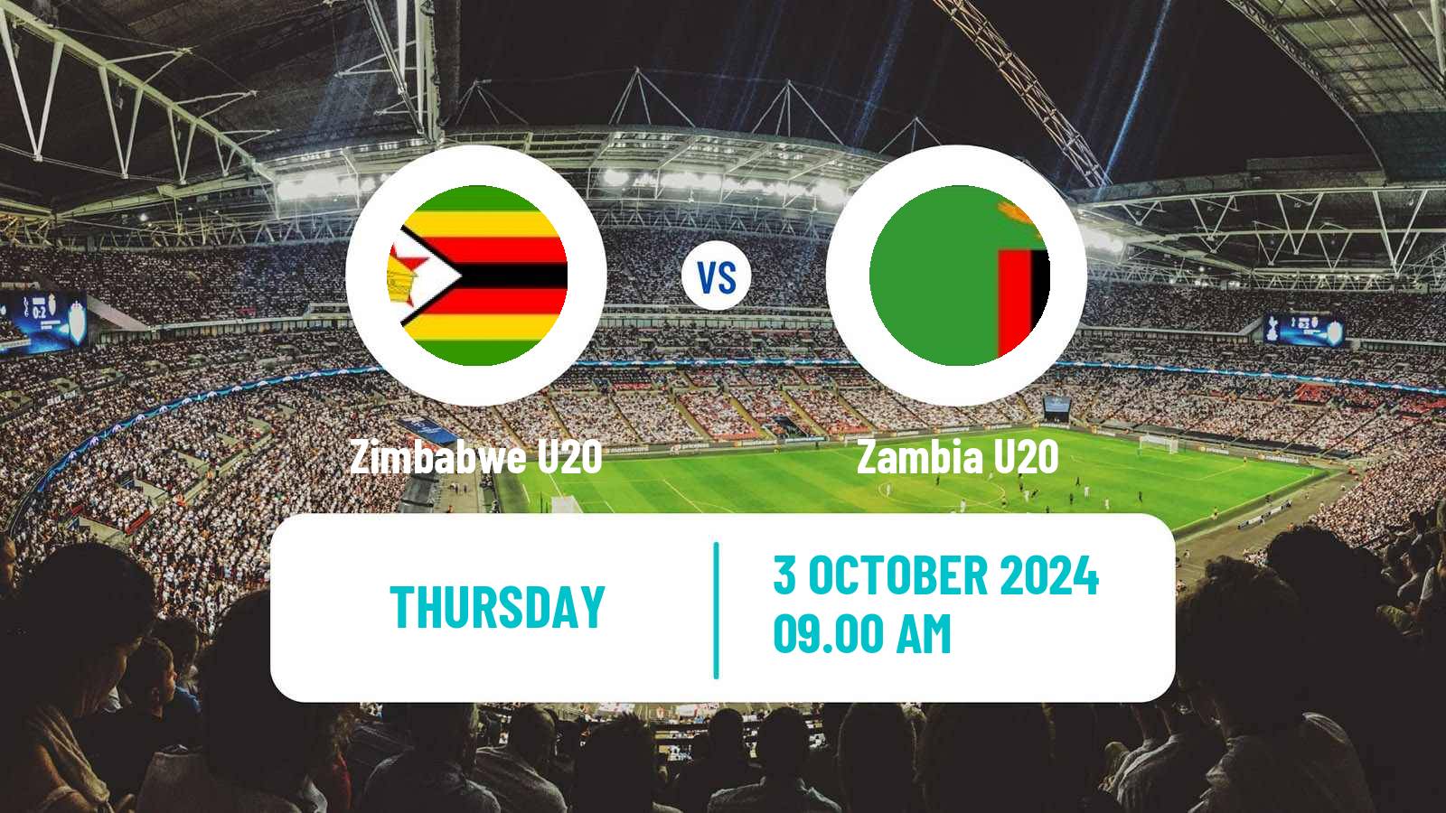 Soccer COSAFA Championship U20 Zimbabwe U20 - Zambia U20