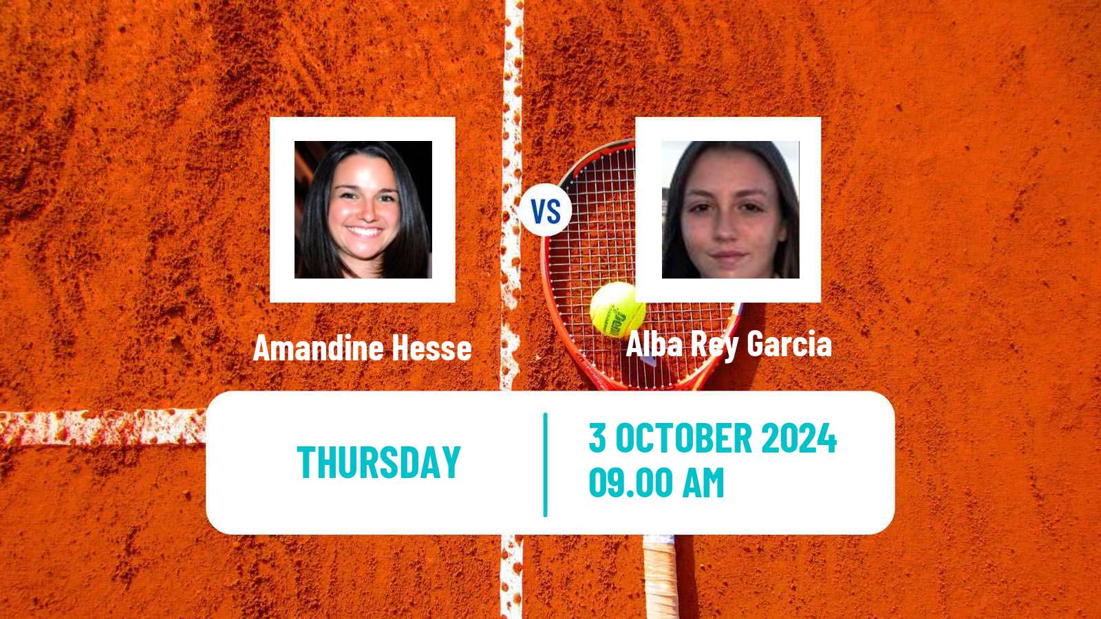 Tennis ITF W35 Baza Women Amandine Hesse - Alba Rey Garcia