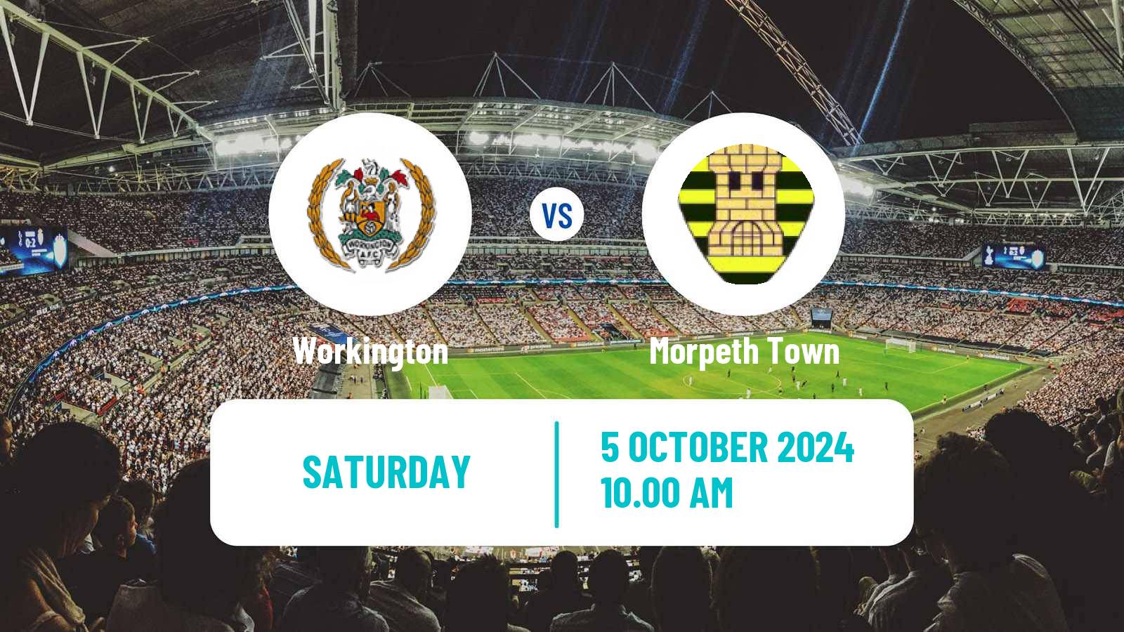 Soccer English FA Trophy Workington - Morpeth Town