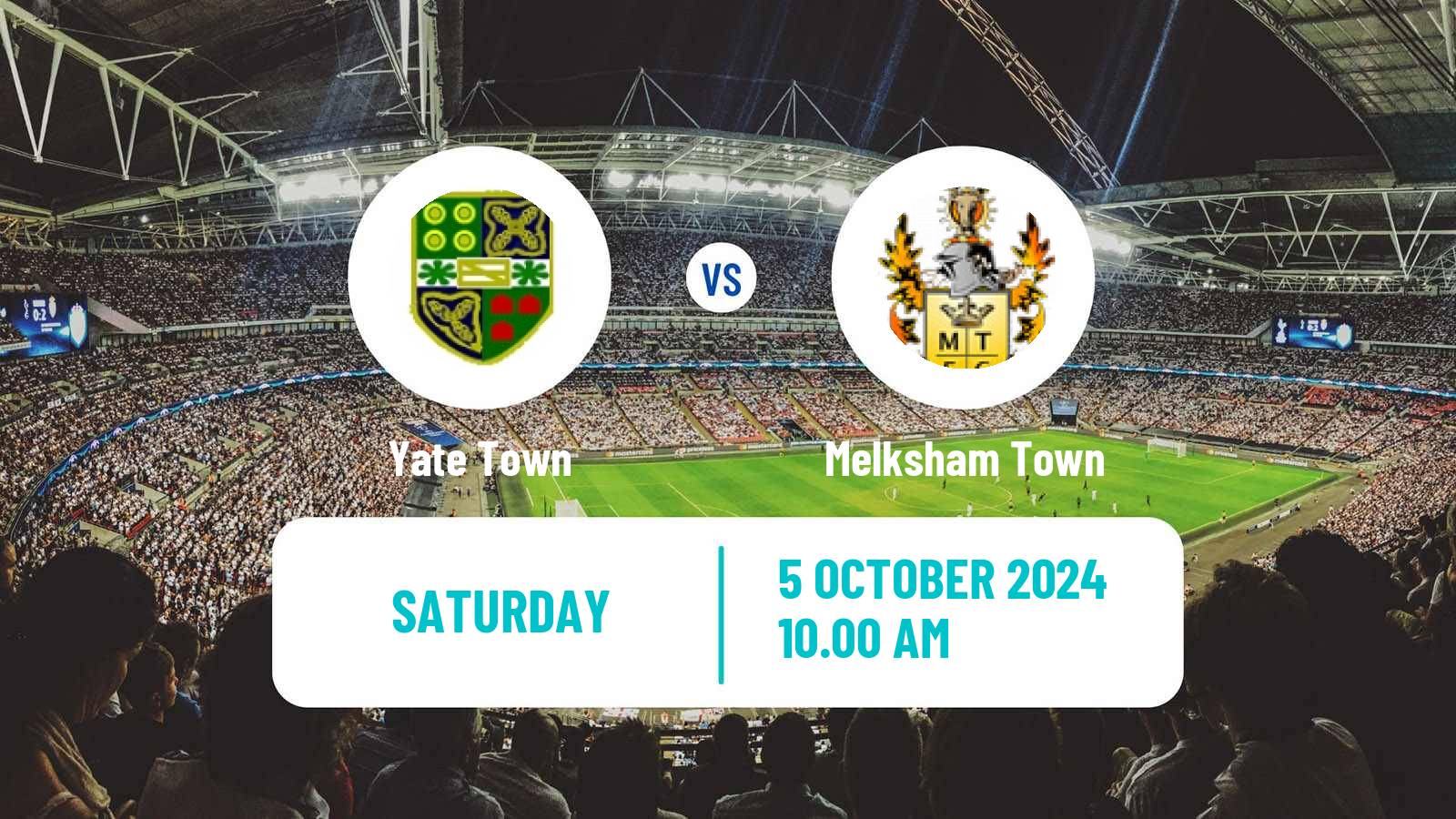 Soccer English FA Trophy Yate Town - Melksham Town