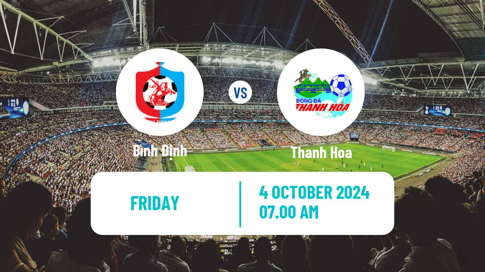 Soccer Vietnamese V League 1 Bình Định - Thanh Hoa