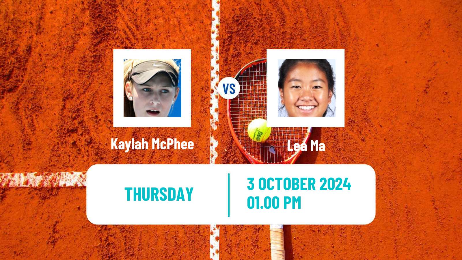 Tennis ITF W35 Redding Ca Women Kaylah McPhee - Lea Ma