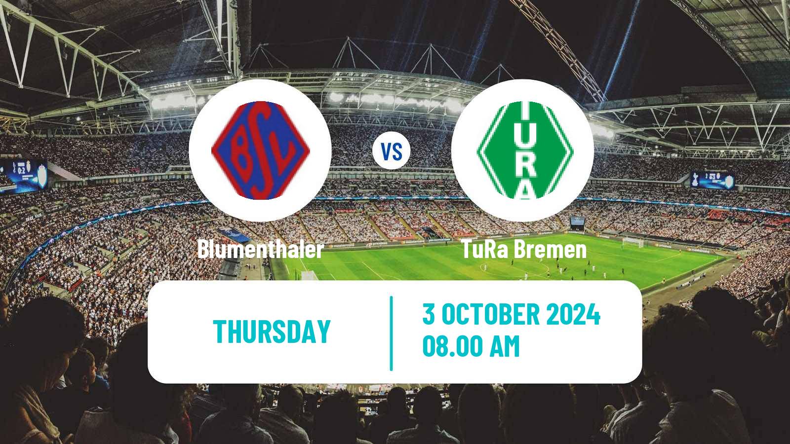 Soccer German Oberliga Bremen Blumenthaler - TuRa Bremen