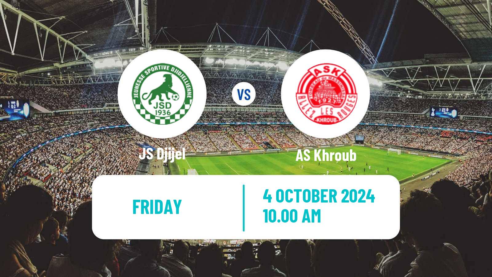 Soccer Algerian Ligue 2 Djijel - Khroub