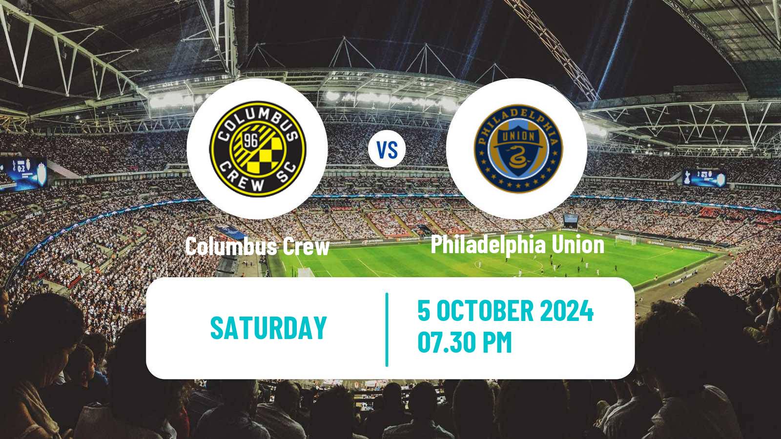 Soccer MLS Columbus Crew - Philadelphia Union