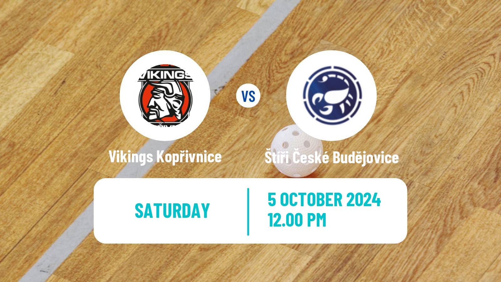 Floorball Czech 1 Liga Floorball Vikings Kopřivnice - Štíři České Budějovice