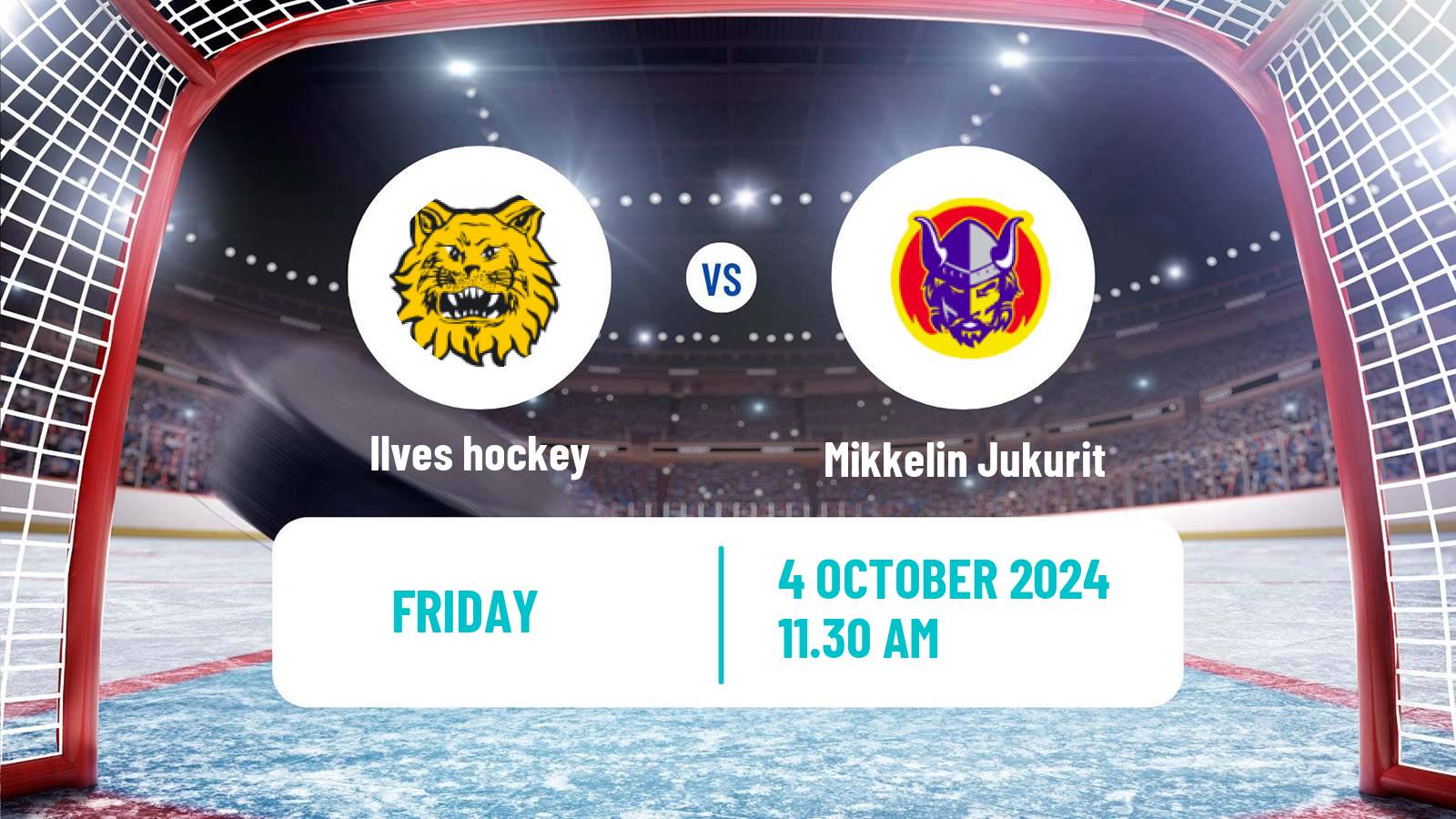 Hockey Finnish SM-liiga Ilves - Mikkelin Jukurit