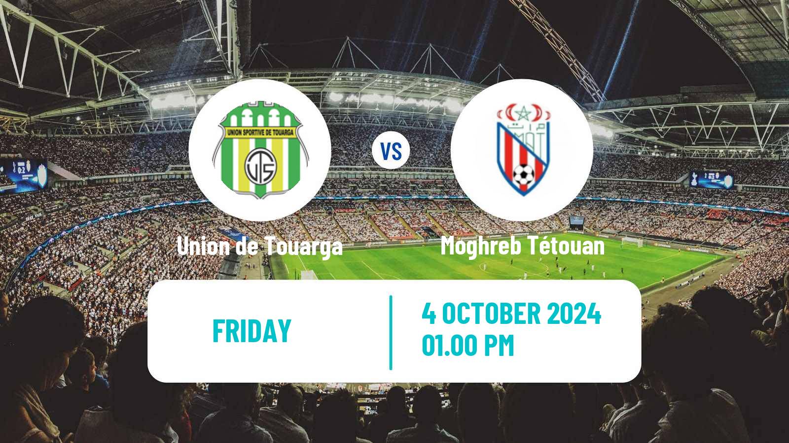 Soccer Moroccan Botola Union de Touarga - Moghreb Tétouan