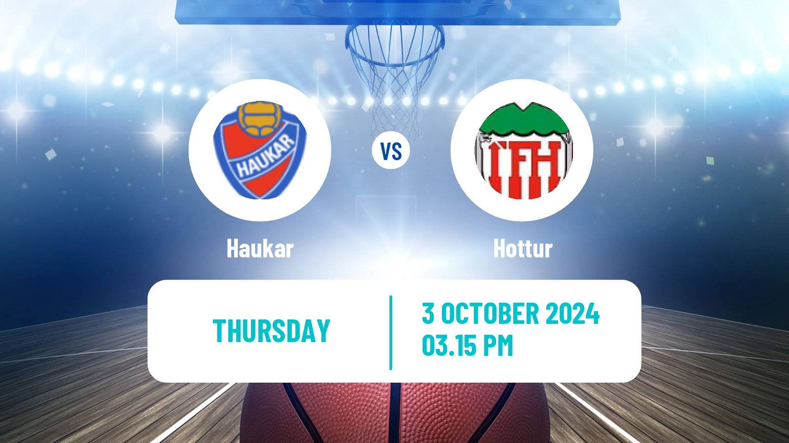 Basketball Icelandic Premier League Basketball Haukar - Hottur