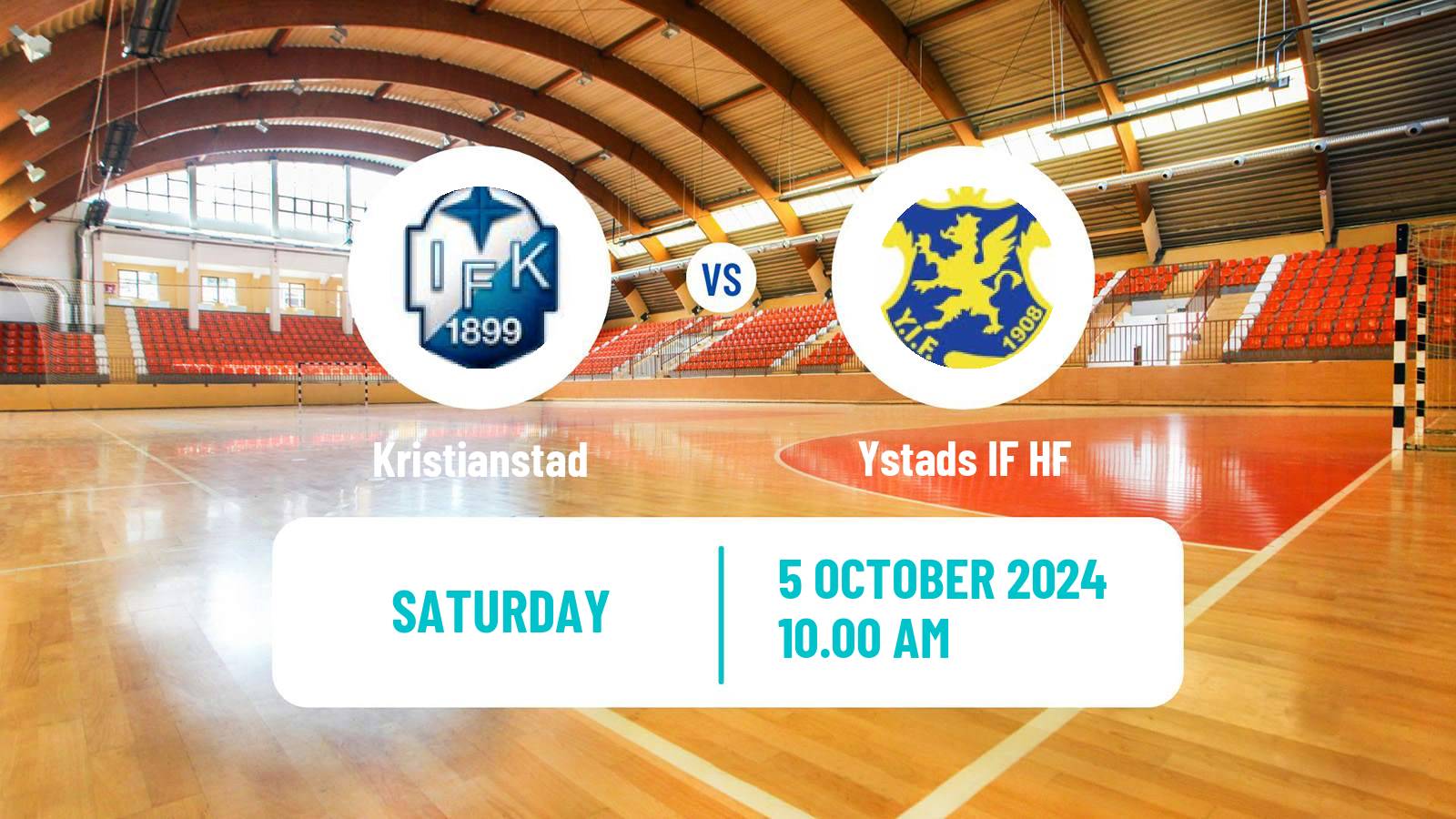 Handball Swedish Elitserien Handball Kristianstad - Ystads IF