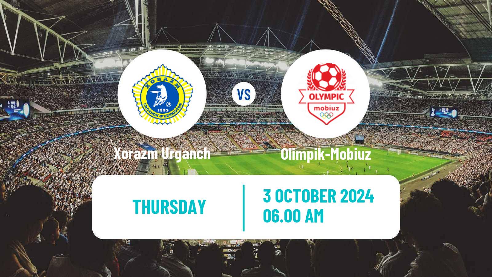 Soccer Uzbek Pro Liga Xorazm Urganch - Olimpik-Mobiuz