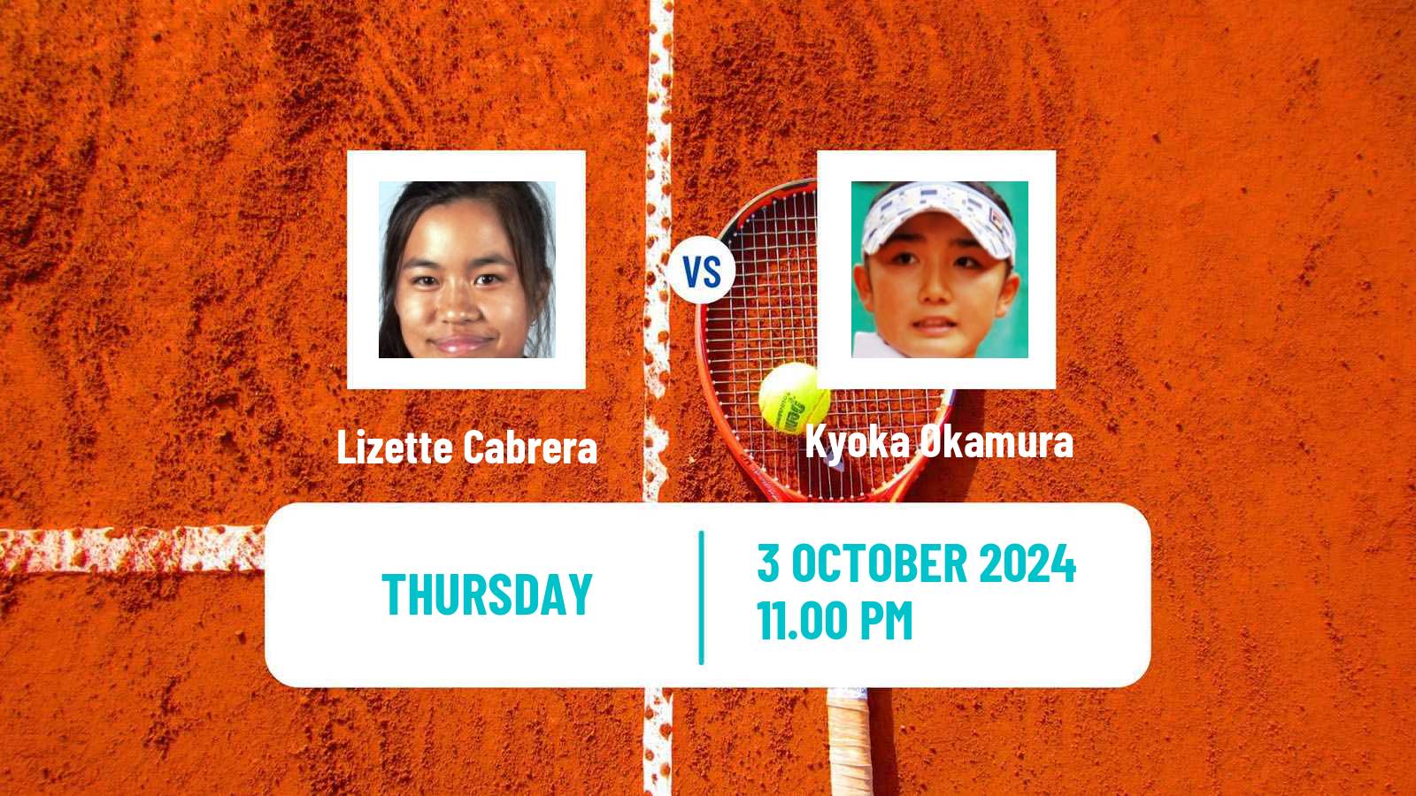 Tennis ITF W35 Cairns Women Lizette Cabrera - Kyoka Okamura