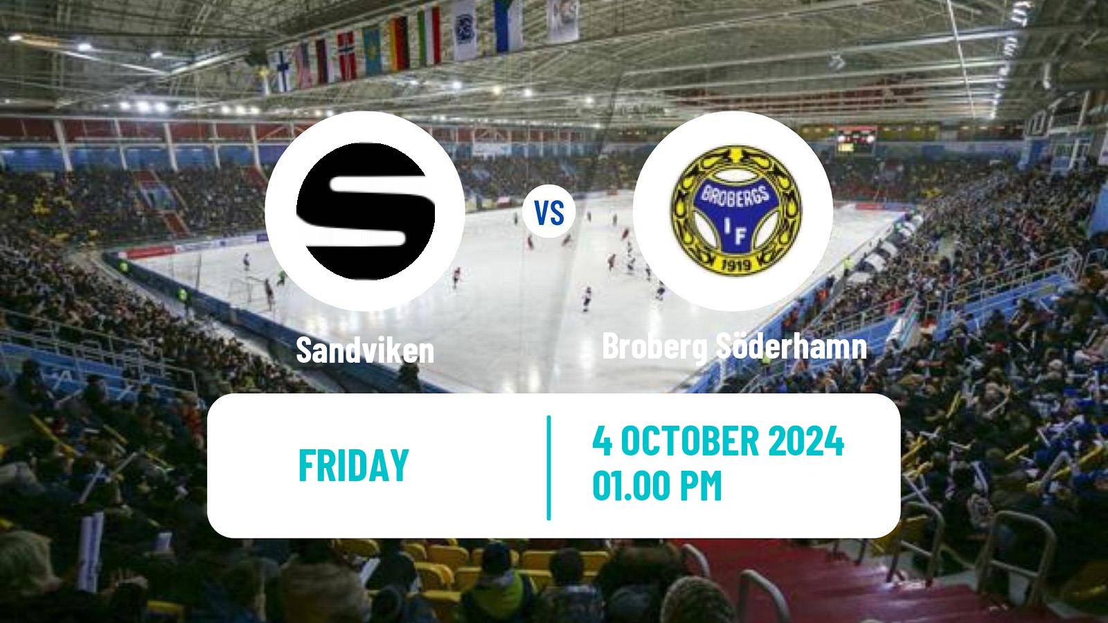 Bandy Svenska Cupen Bandy Sandviken - Broberg Söderhamn