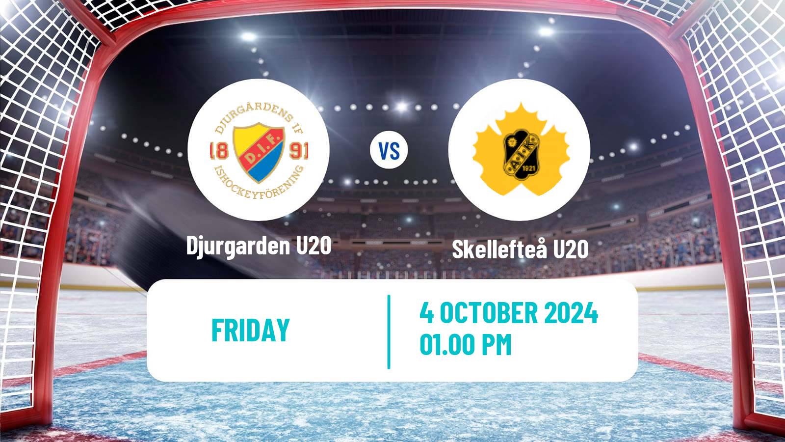 Hockey Swedish Superelit U20 Hockey Djurgarden U20 - Skellefteå U20