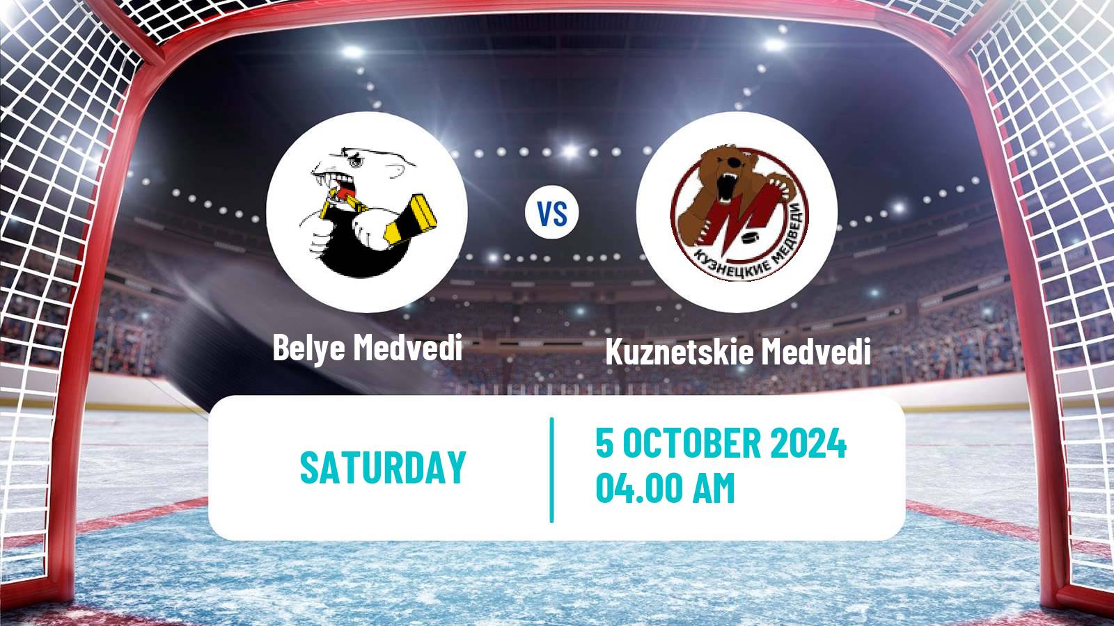 Hockey MHL Belye Medvedi - Kuznetskie Medvedi